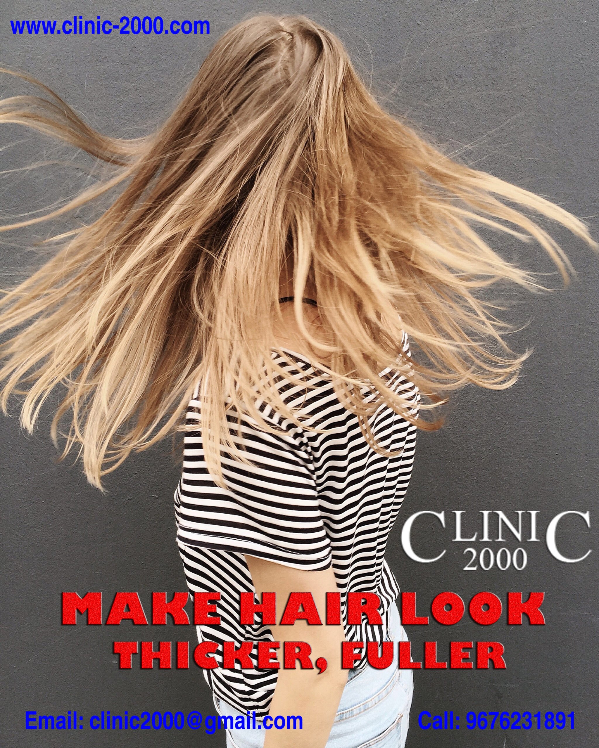 Make your Hair Thicker,Fuller at Clinic 2000