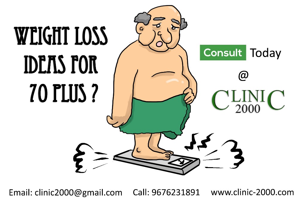 Weight loss treatment for 70 plus at Clinic 2000