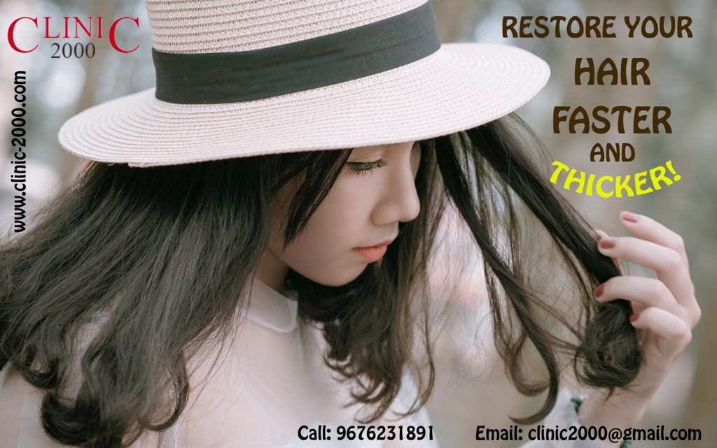 Restore your Hair Faster and Thicker at Clinic2000